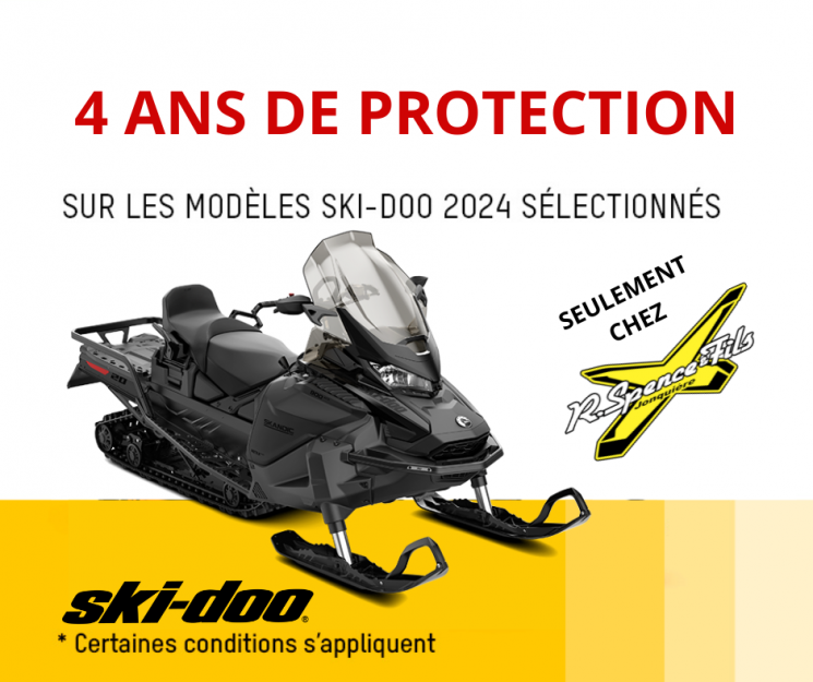 Promotion Ski-Doo 2024 4 ans Garantie